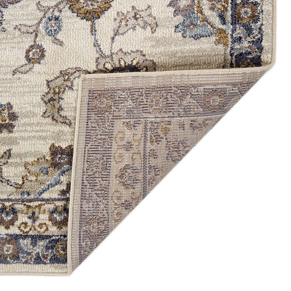 Amer Rugs Jordan 2&#39;7&quot; x 10&#39; Ivory and Charcoal Runner, , large