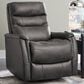 Ashley Riptyme Manual Swivel Glider Recliner in Quarry, , large