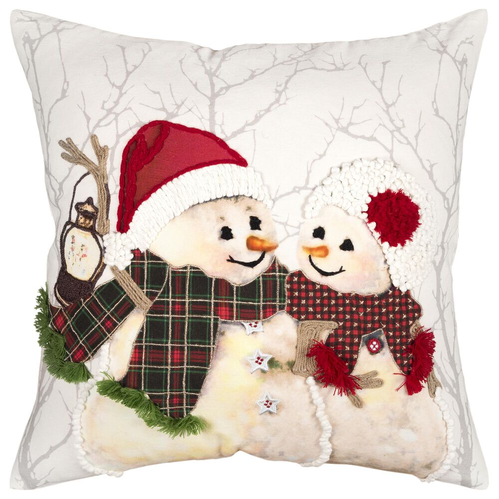 Rizzy Home Square Shape 20" Pillow in Multi, , large