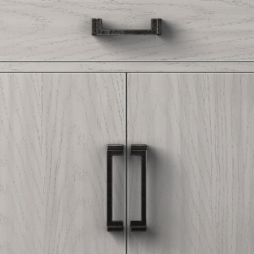 Lexora Home Laurel 48&quot; Single Bathroom Vanity in White Oak with White Cultured Marble Top and Rectangular Sink, , large