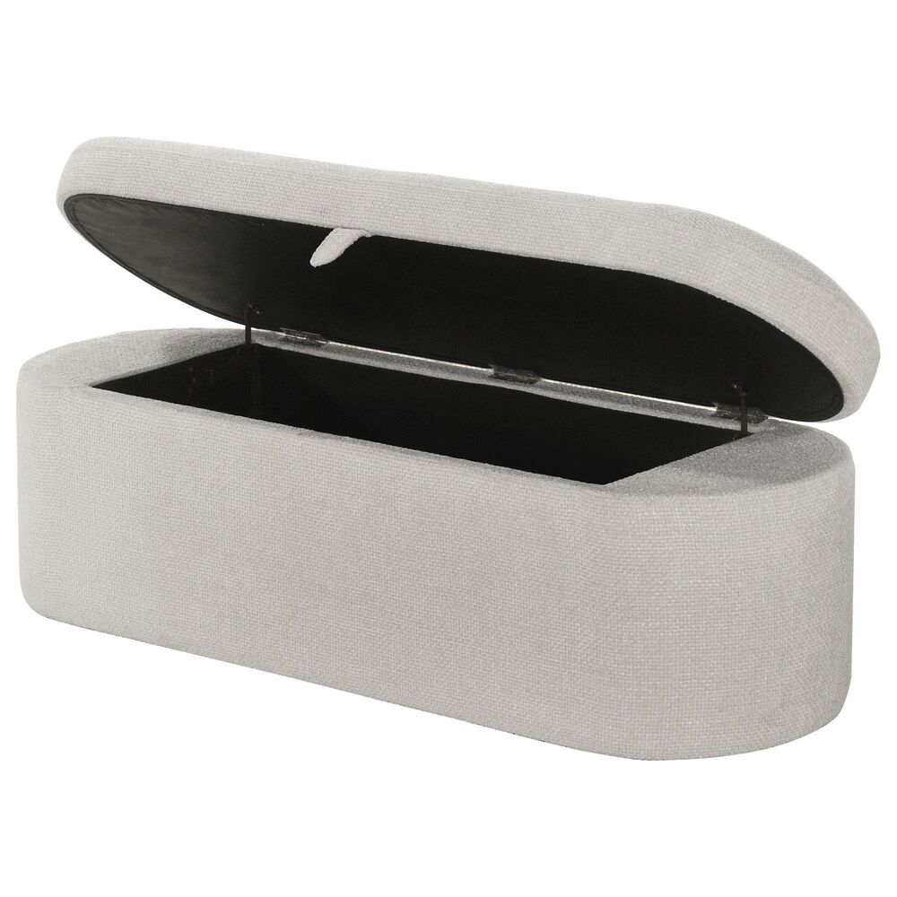 Crown Mark Philipa Storage Bench in Oatmeal, , large