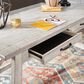 Ashley Carynhurst 3-Piece Office Desk Set in Whitewash, , large