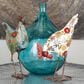 Maple and Jade Bulb Shape Decorative Vase in Tinted Teal, , large