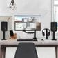 Kanto 9" Universal Desktop Speaker Stand with Cable Management in Black (Set of 2), , large