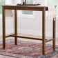 Linon Home Decor Claridge Bar Height Pub Table in Rustic Brown - Table Only, , large