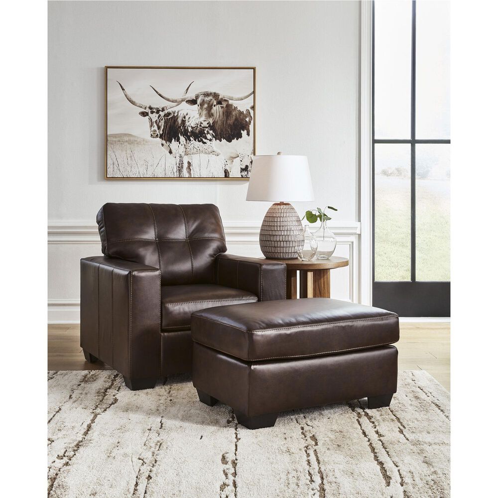 Ashley Santorine Accent Chair in Dark Brown, , large