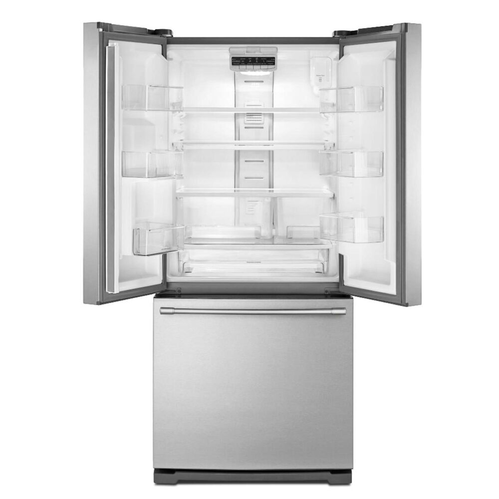 Maytag 20 Cu. Ft. 30-Inch Wide French Door Refrigerator with Exterior Water Dispenser, , large
