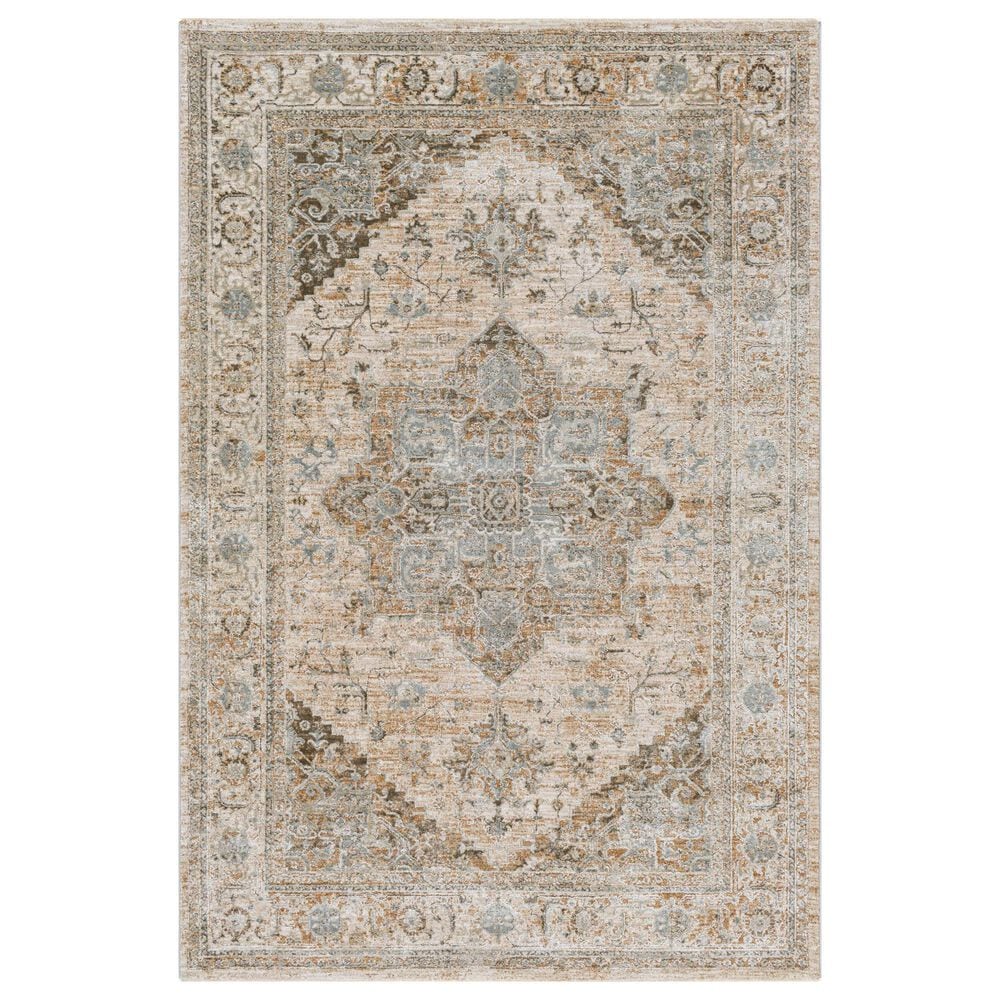 Surya Brunswick 12" x 15" Light Beige, Taupe, Olive, Light Gray, Charcoal, White, Teal and Dusty Sage Area Rug, , large