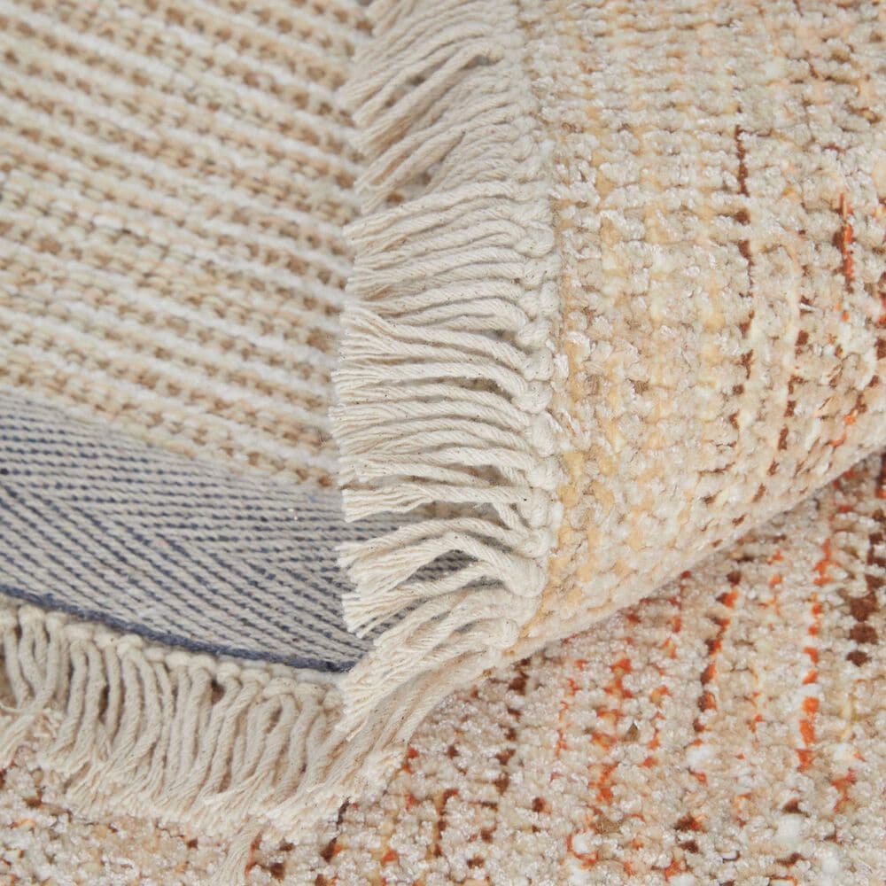 Feizy Caldwell 2&#39; x 3&#39; Orange and Ivory Area Rug, , large