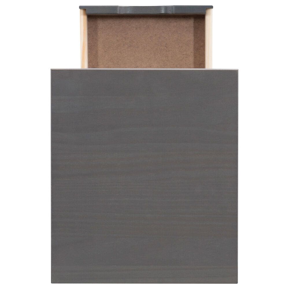 Linon Home Decor Cary 6-Drawer Rolling Cart in Grey, , large