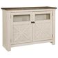Signature Design by Ashley Bolanburg 50" TV Stand in Antique White and Weathered Oak Top, , large