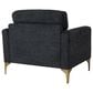 Lifestyle Solutions Mercer Accent Chair in Black, , large