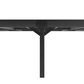Hearth and Haven King Platform Bed with Sturdy Metal Frame and Headboard in Black, , large