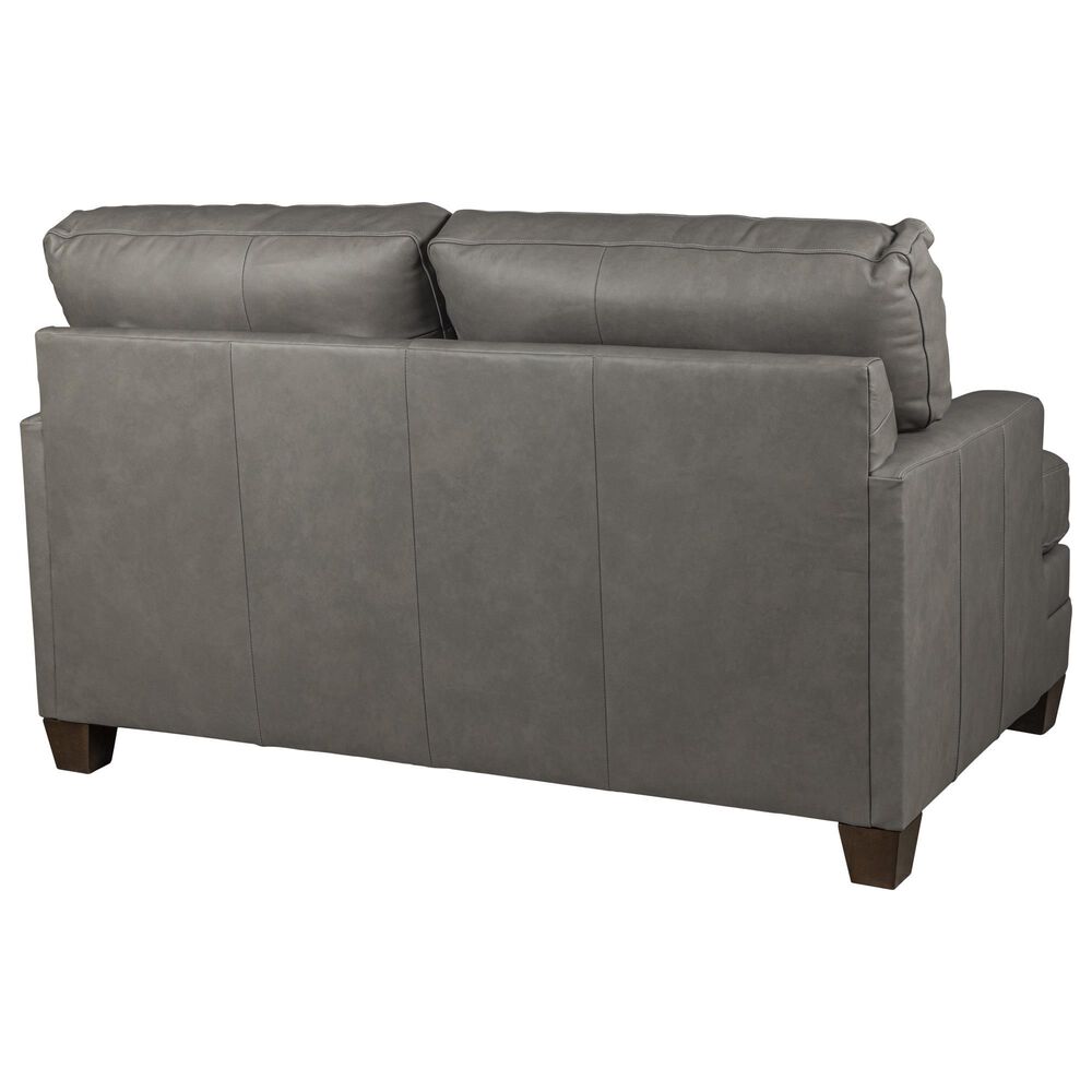 Bassett Profiles3 Track Arm Leather Loveseat, , large