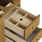 James Martin Hudson 48" Single Bathroom Vanity in Honey Oak with 3 cm Siberian Silestone Top, Rectangular Sink and FreePower Wireless Charger, , large