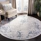 Safavieh Invista INV468F 6"7" Round Grey and Ivory Area Rug, , large