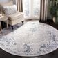 Safavieh Invista INV468F 6"7" Round Grey and Ivory Area Rug, , large
