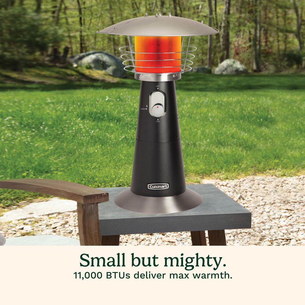 Cuisinart Portable Tabletop Patio Heater in Black, , large
