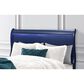 Global Furniture USA Charlie Full Bed in Blue, , large