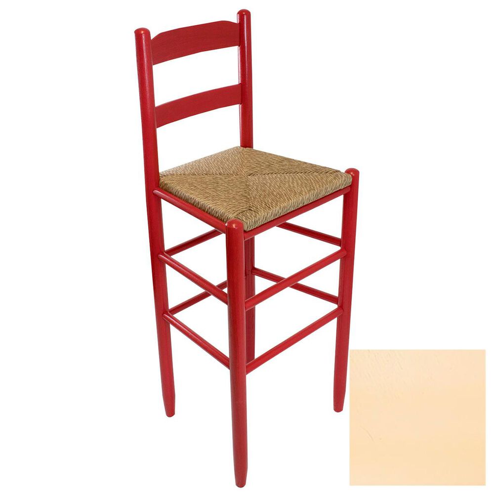 Lakeside Beach Mountain Ladderback Barstool in Coastal Tan, , large