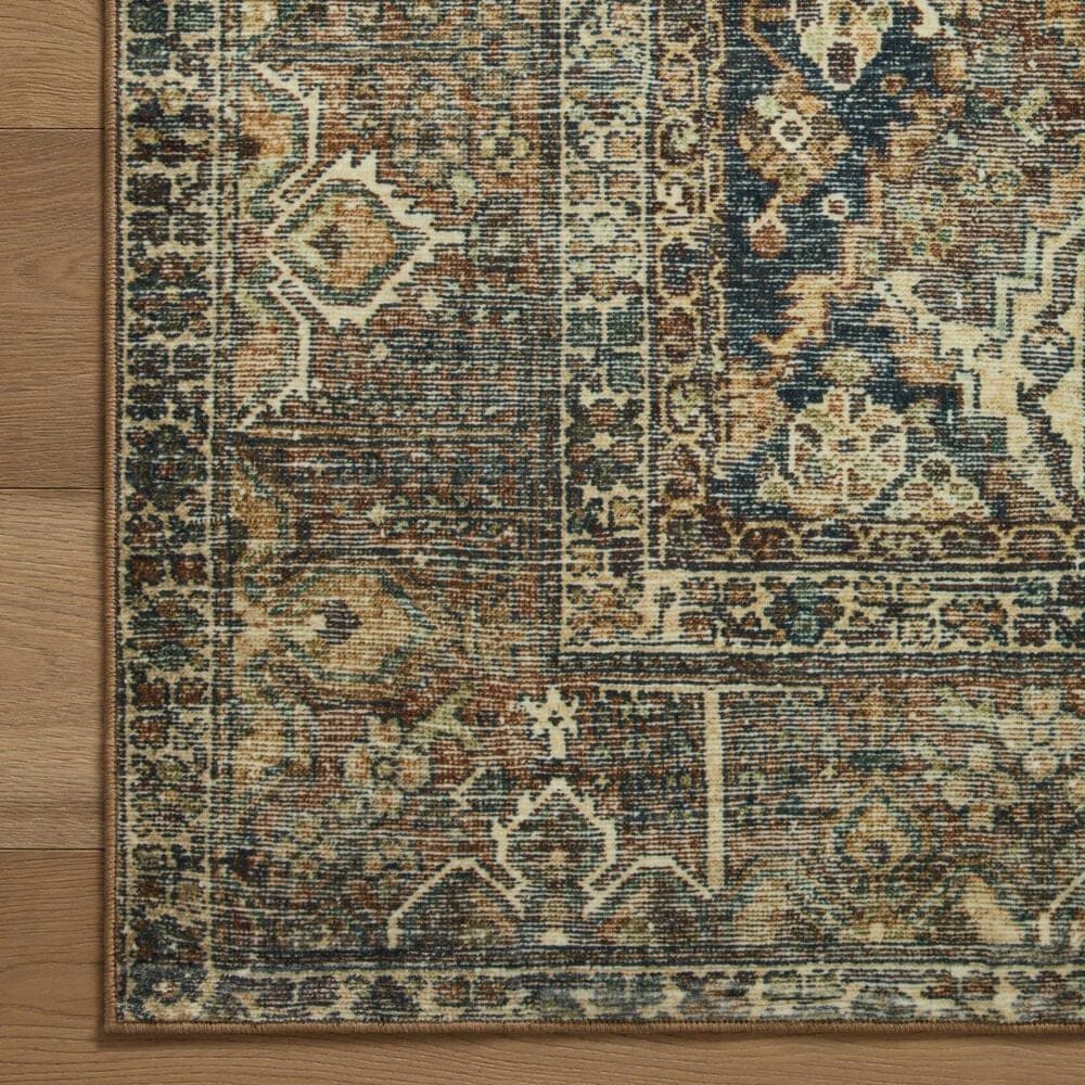 Magnolia Home Banks 2&#39;6&quot; x 12&#39; Spice and Blue Runner, , large