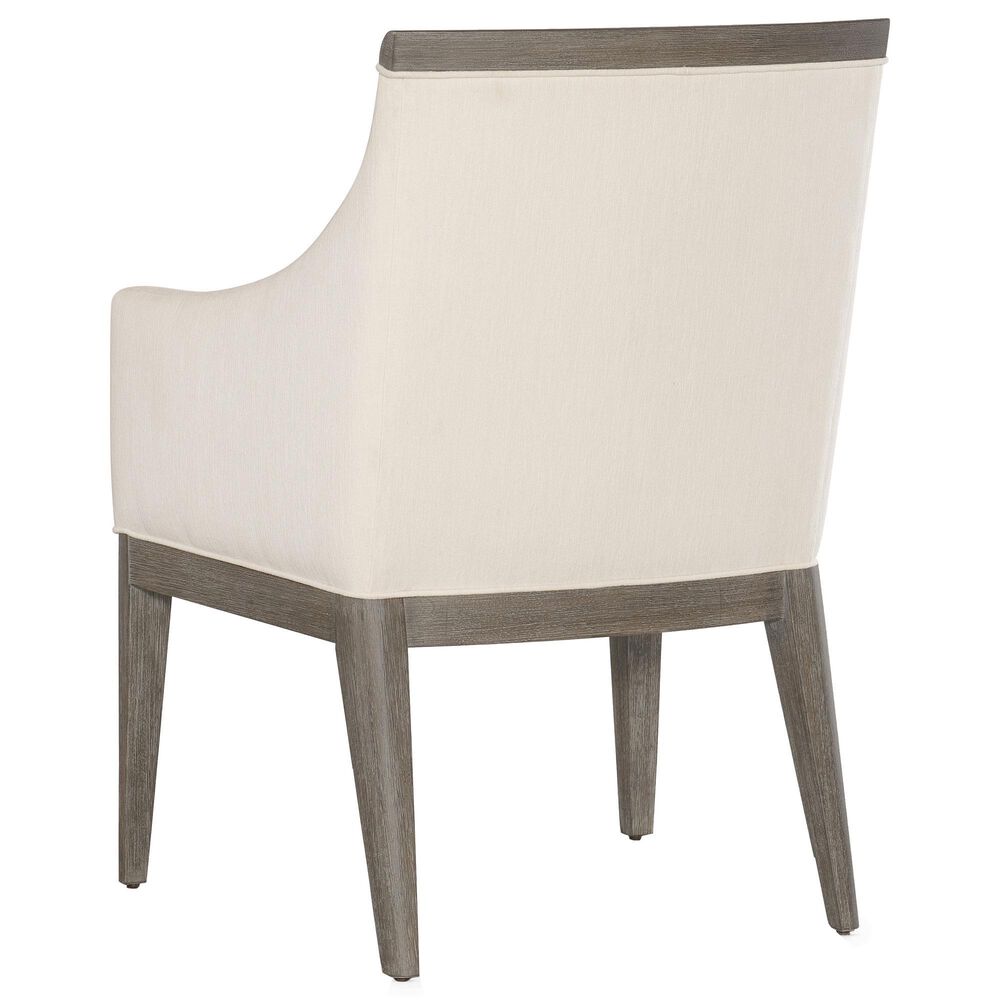 Hooker Furniture Modern Mood Arm Chair with Beige Cushion in Earthy Brown, , large