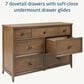 Maxi Cosi Quiet Luxury 2- Piece Set with 7-Drawer Dresser and Changer Top in Dolce Oak Stain, , large