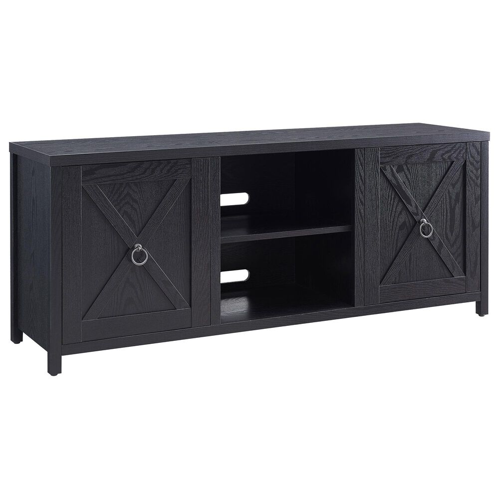 Hudson and Canal Granger Modern Farmhouse 58" TV Stand in Black, , large