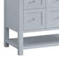 James Martin Vanities Breckenridge 48" Single Bathroom Vanity Cabinet in Serenity Blue, , large
