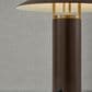 Troy Lighting Birk 1-Light Exterior Table Lamp in Bronze and Patina Brass, , large