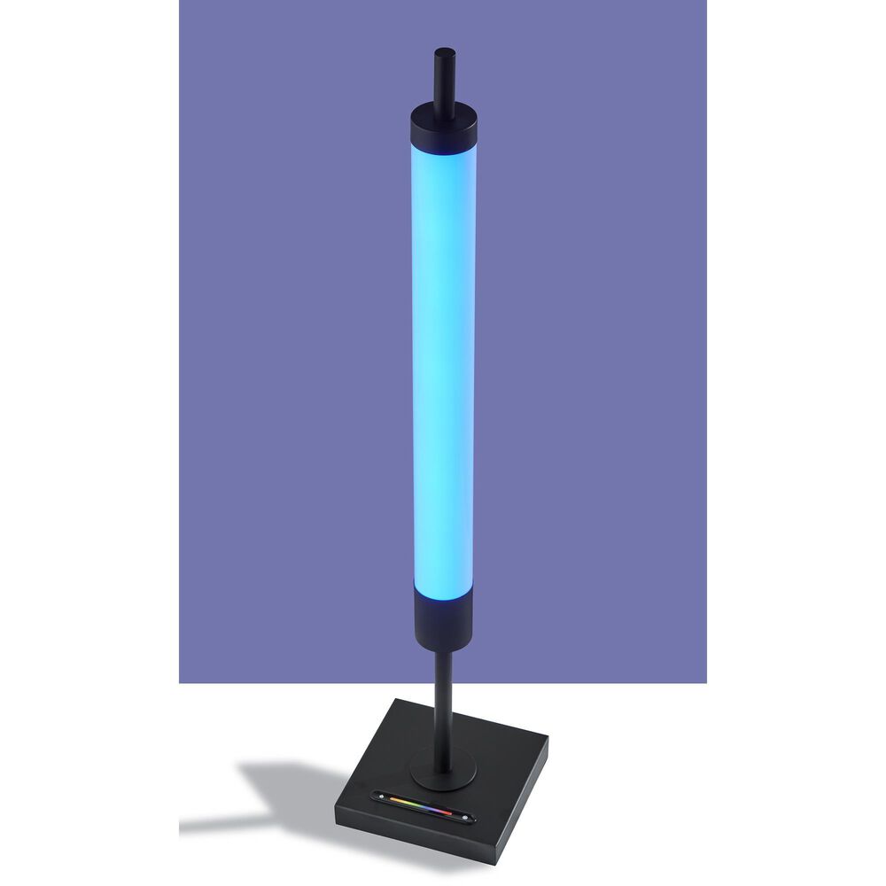 Adesso Collin LED Color Changing Table Lamp in Black, , large