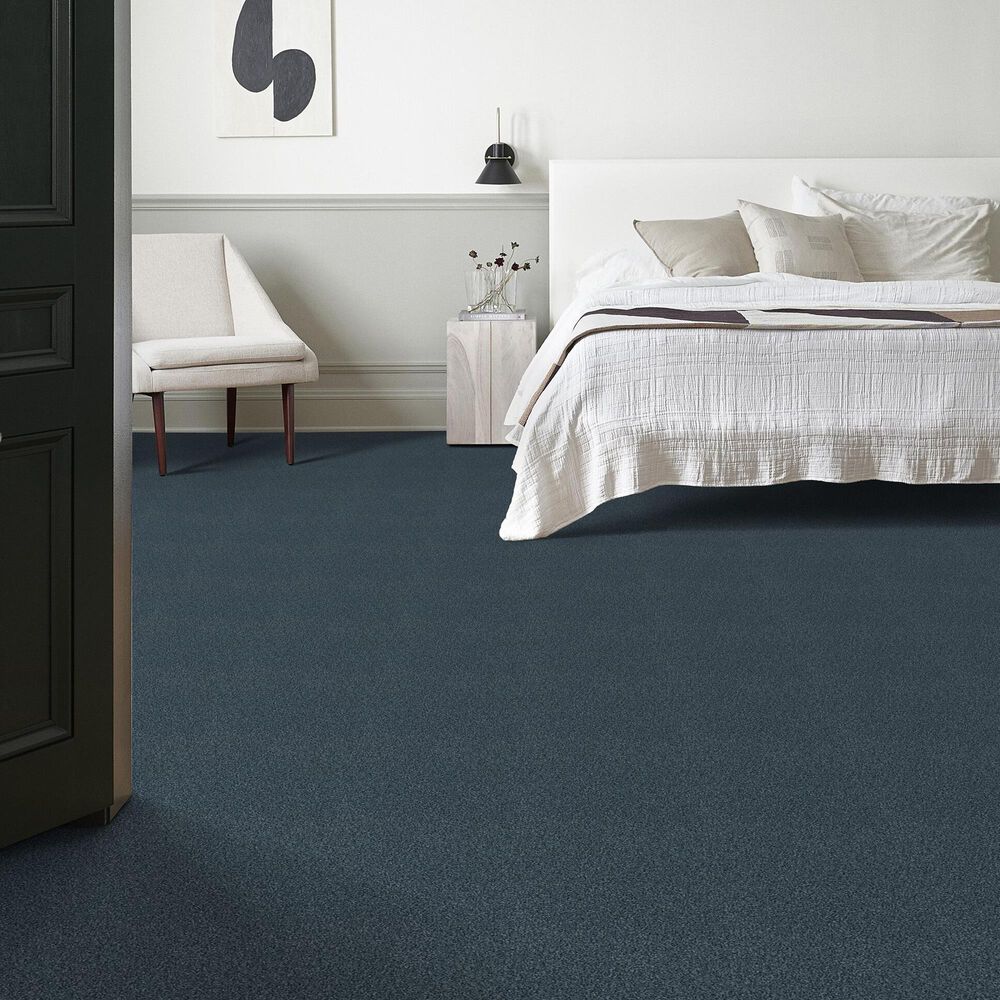 Shaw Tonal Comfort I Carpet in Washed Indigo, , large