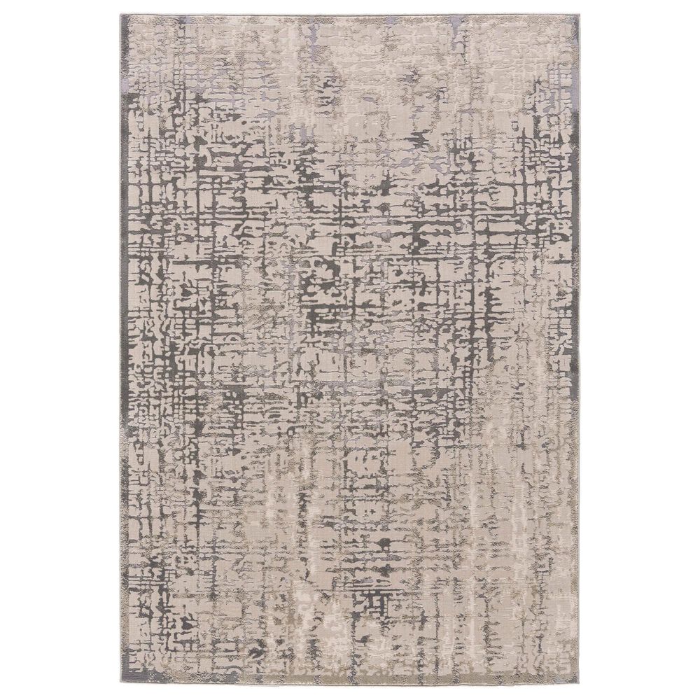 Feizy Prasad 3683F 8" x 11" Gray Area Rug, , large