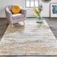 Feizy Aura 3735F 10" x 13"2" Gold and Gray Area Rug, , large