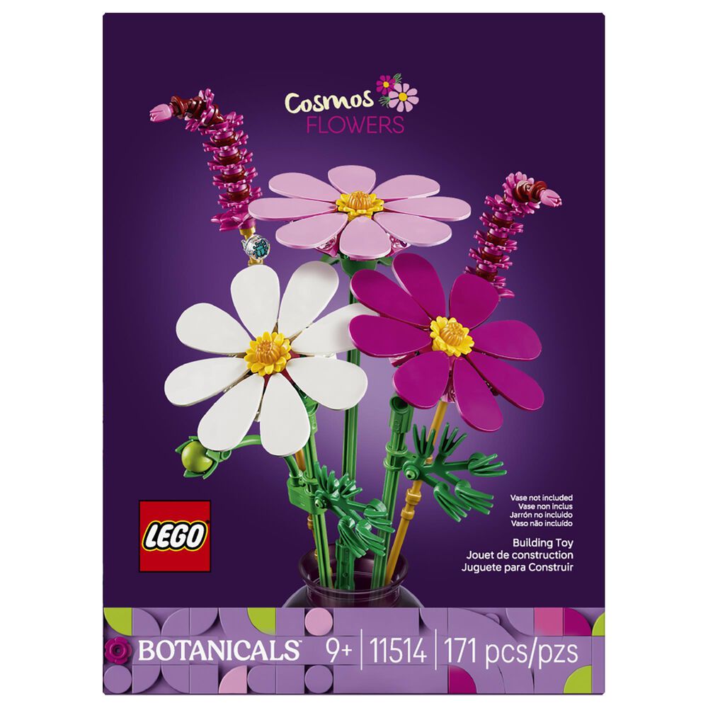 LEGO Botanicals Cosmos Flowers Building Set, , large