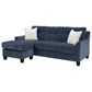 Ashley Amity Bay Stationary Queen Sofa Chaise Sleeper in Ink, , large