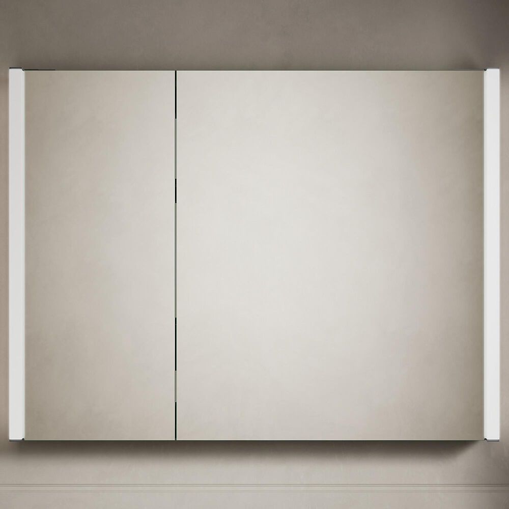 Kohler Maxstow 32" x 24" Lighted Medicine Cabinet in Dark Anodized Aluminum, , large