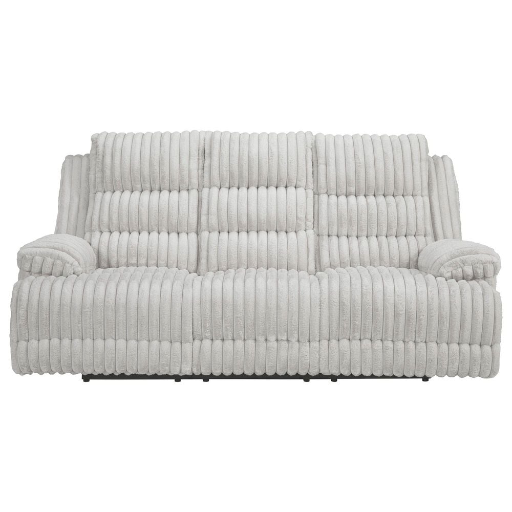 Ashley Rhines Falls Power Reclining Sofa in Alloy, , large