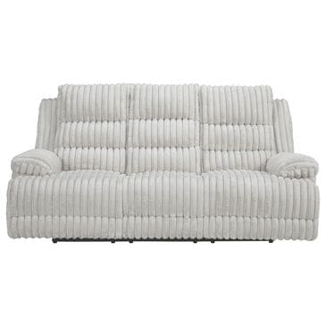Ashley Rhines Falls Power Reclining Sofa in Alloy, , large