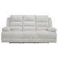 Ashley Rhines Falls Power Reclining Sofa in Alloy, , large