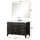 Lexora Home Laurel 48" Single Bathroom Vanity in White Oak with White Cultured Marble Top and Rectangular Sink, , large