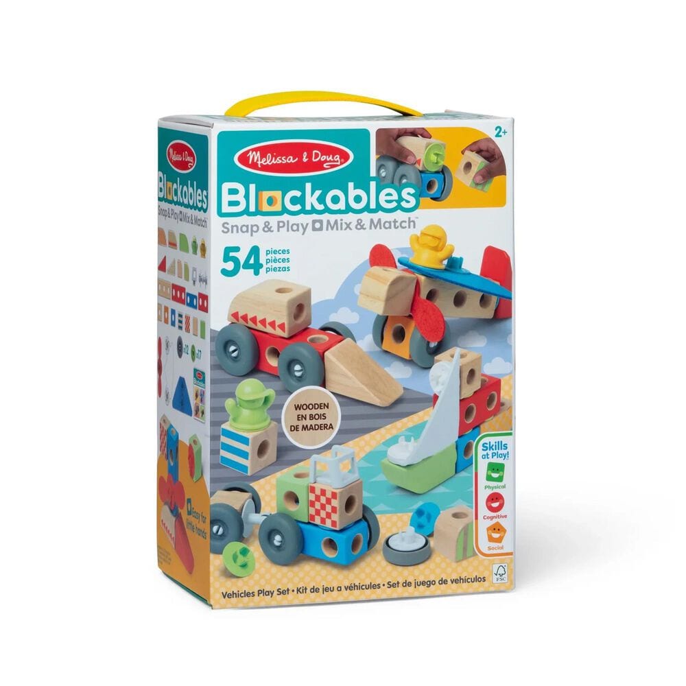 Melissa & Doug Blockables Vehicles, , large