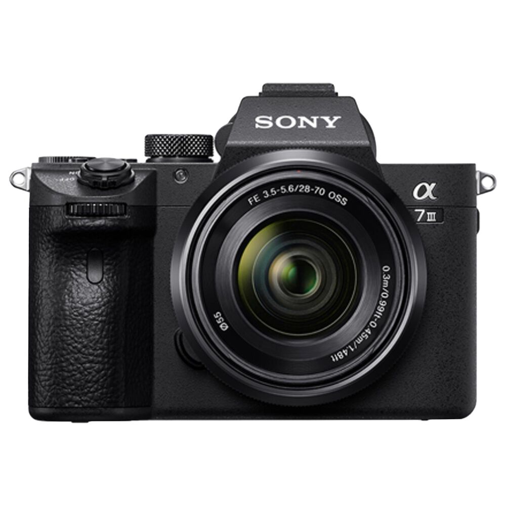 Sony A7 III Mirrorless Camera with 28-70mm Lens and FE 24-105mm F/4 G OSS Lens, , large