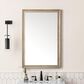 James Martin Vanities Glenbrooke 26" Rectangular Mirror in Whitewashed Oak, , large