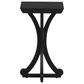 Linden Boulevard Dylan Sculptural Pedestal End Table in Black, , large