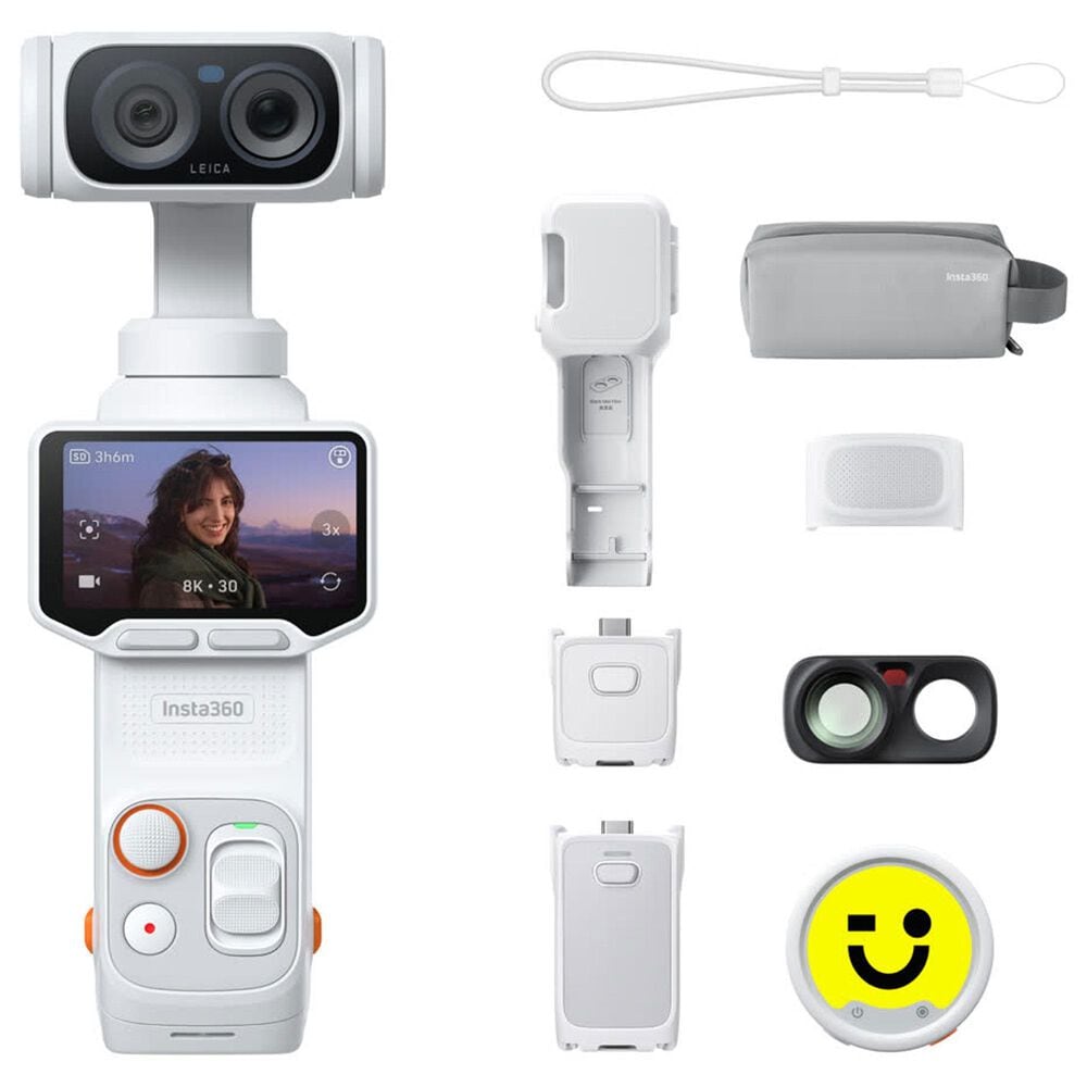Insta360 Luna Ultra Creator Bundle Action Camera in Stellar White, , large