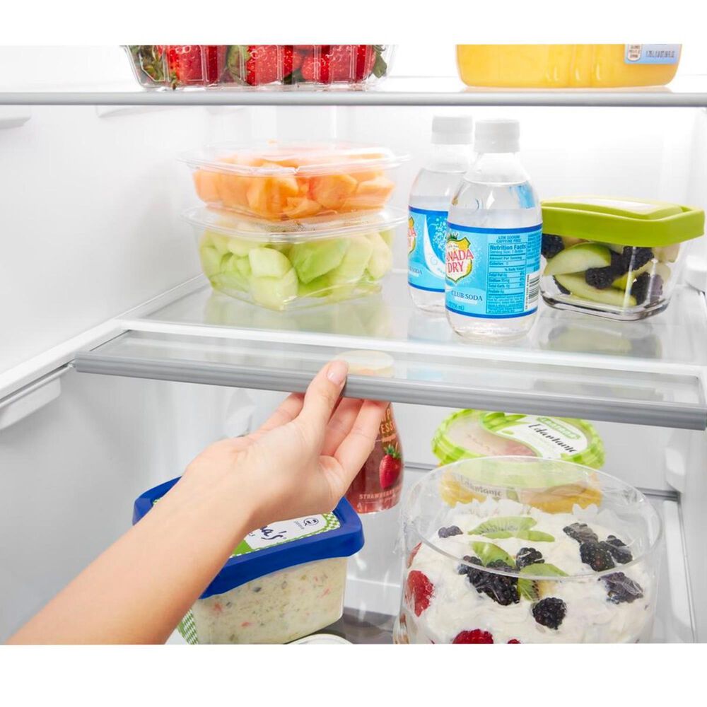 Whirlpool 24.5 Cu. Ft. 36&quot; Wide Side-by-Side Refrigerator in Fingerprint Resistant Stainless Steel, , large