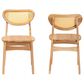 Baxton Studio Nenet Side Chair in Oak Brown (Set of 2), , large