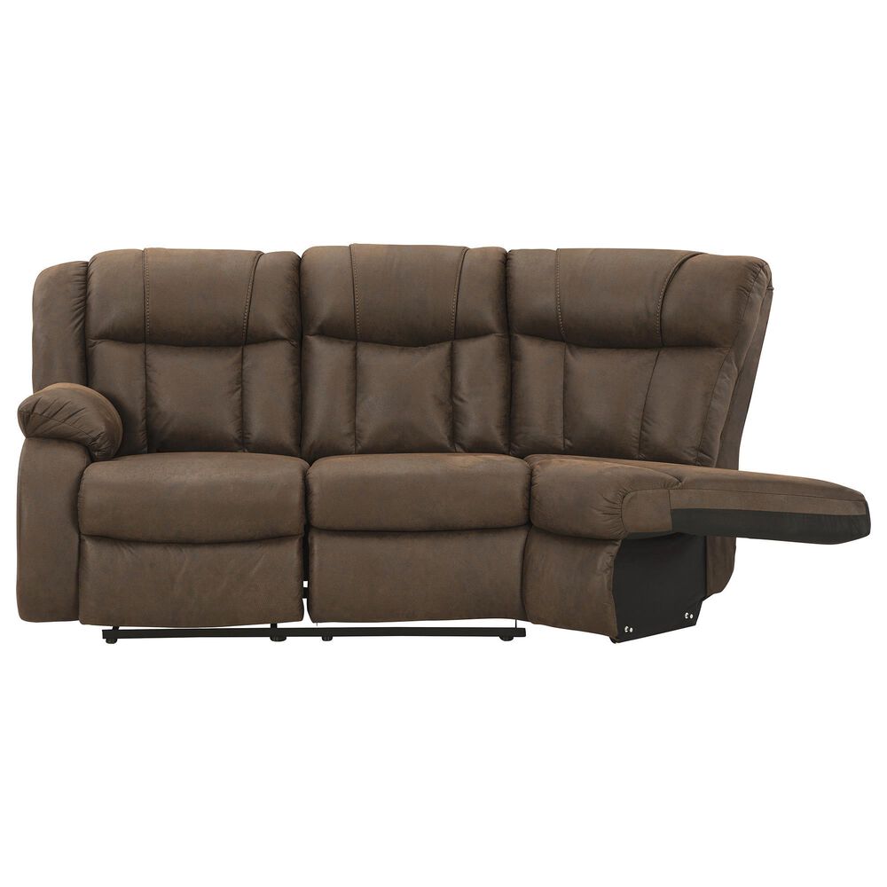 Ashley Trail Boys Manual Reclining Left-Arm Facing Loveseat in Walnut, , large
