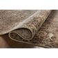 Loloi Heritage 4" x 6" Mocha and Denim Area Rug, , large
